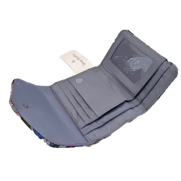 Vera Bradley RFID PROTECTED Mini Tri-Fold Wallet Bengal Lily NWT - Picture 4 of 9